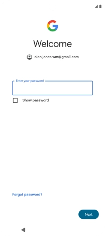 Press the field below 