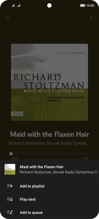 Press Add to playlist.