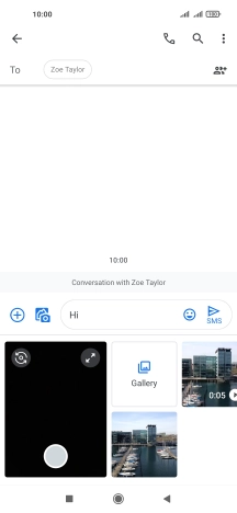 Press Gallery and go to the required folder.