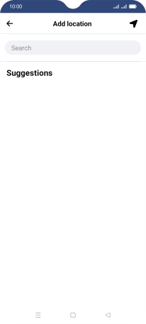 Press the search field and key in the required search word.