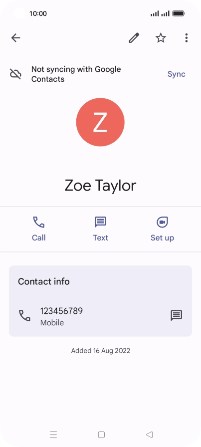 Press the required number.