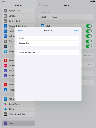 Press Advanced Settings.