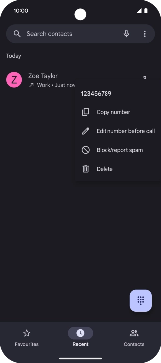 Press Block/report spam.
