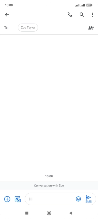 Press the gallery icon. Press the gallery icon.