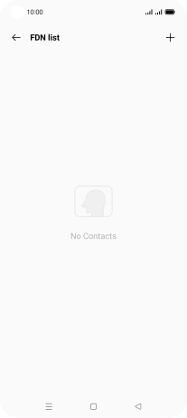 Press the add icon. Press the add icon.