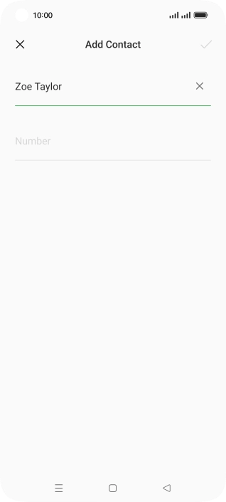 Press Number and key in the required phone number. Press Number and key in the required phone number.