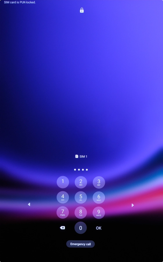 Key in the new PIN again and press OK.