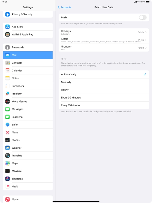 If you turn off the function, press the required setting. If you turn off the function, press the required setting.