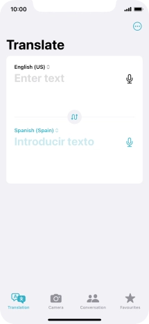 Press the first drop down list.