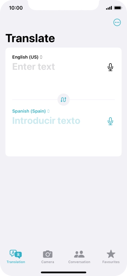 Press the first drop down list.