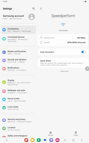 Press QR code. Press QR code.