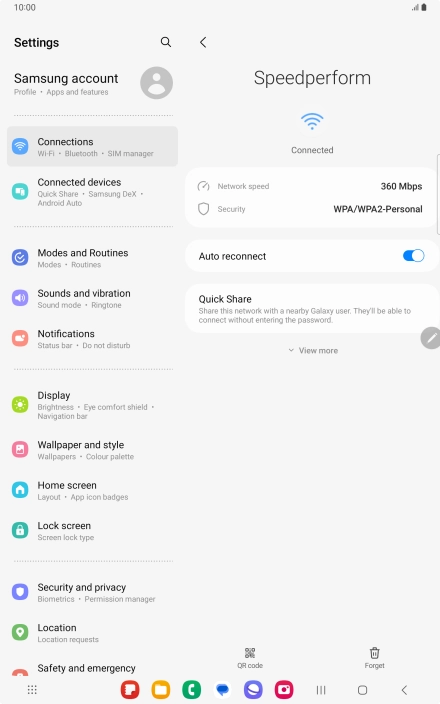 Press QR code. Press QR code.