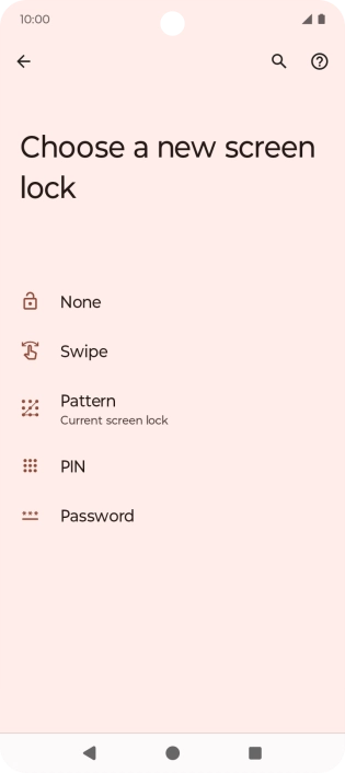 Press None. Press None.