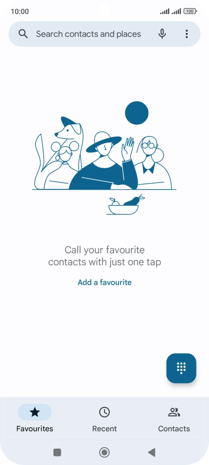 Press the menu icon. Press the menu icon.