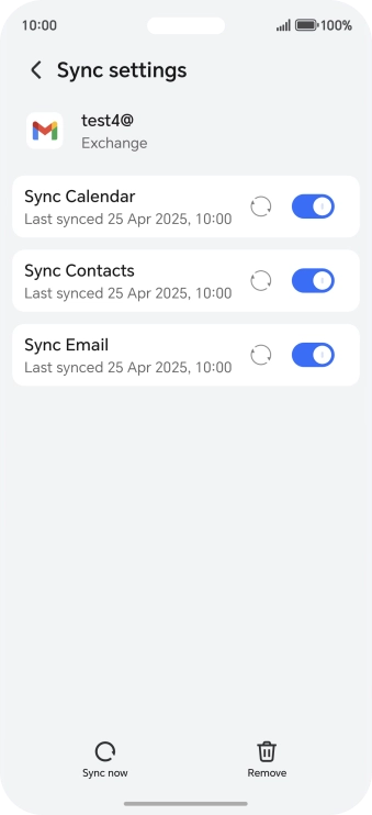Press Remove. Press Remove.