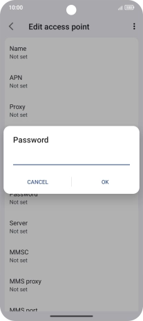 Key in wap and press OK. Key in wap and press OK.