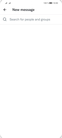 Press the search field.