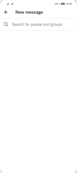 Press the search field.