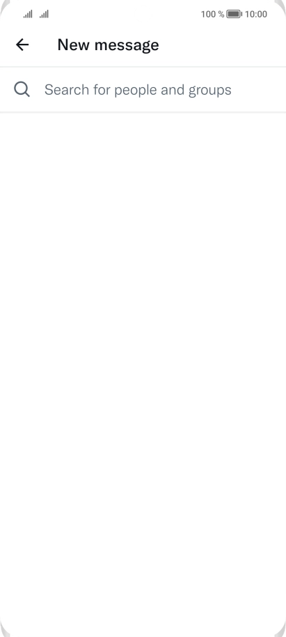 Press the search field.