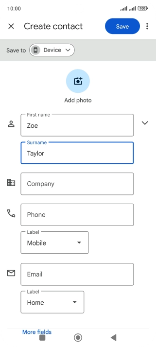 Press Phone and key in the required phone number.