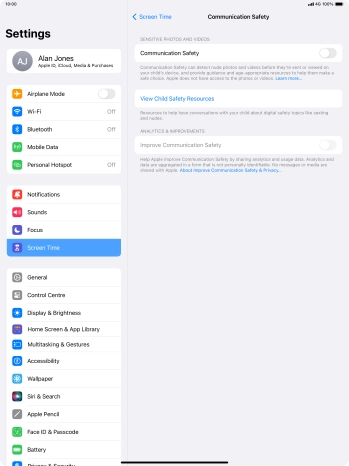Press the indicator next to Press the indicator next to