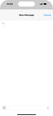 Press To: and key in the first letters of the recipient's name.