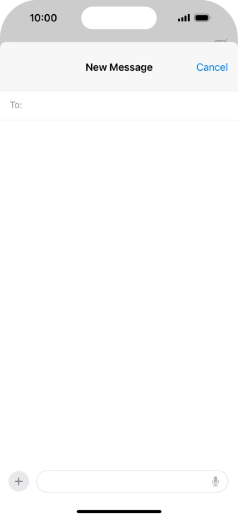 Press To: and key in the first letters of the recipient's name.