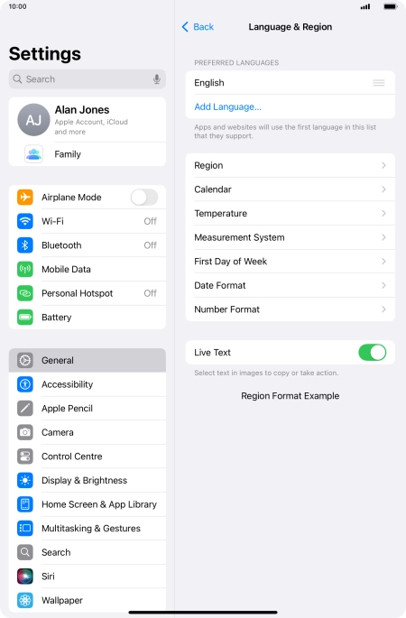 Press Add Language....