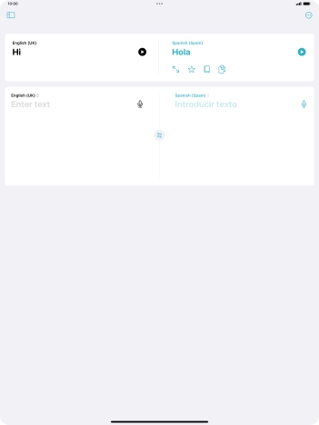 Press the screen size icon.