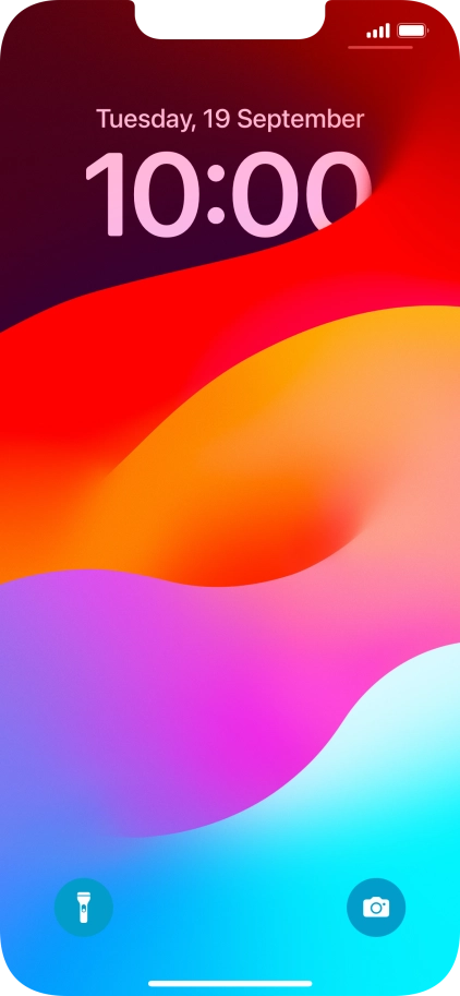 Press and hold anywhere on the lock screen. Press and hold anywhere on the lock screen.