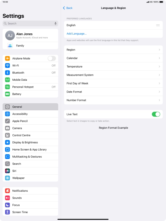 Press Add Language.... Press Add Language....