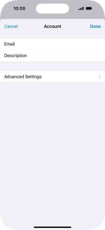 Press Advanced Settings.