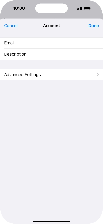 Press Advanced Settings.