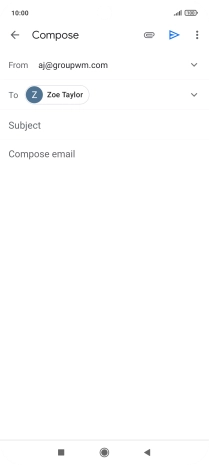 Press Subject and key in the required subject.