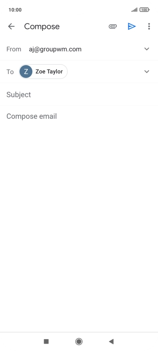 Press Subject and key in the required subject.