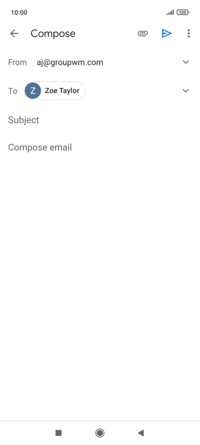 Press Subject and key in the required subject.