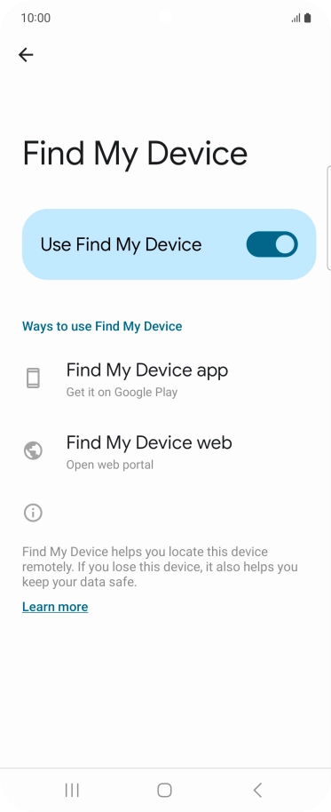 Press the Home key to return to the home screen. Press the Home key to return to the home screen.