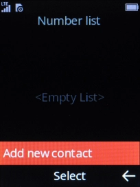Select Add new contact.
