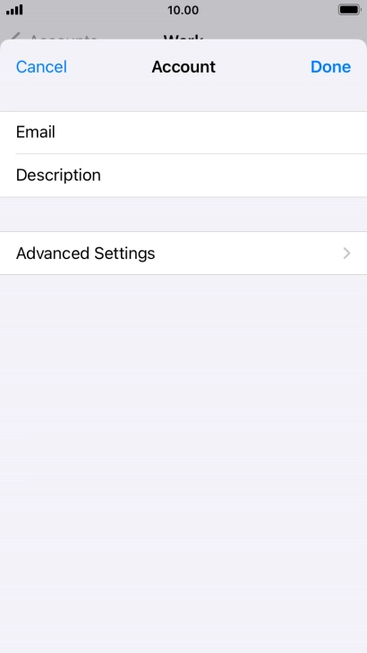 Press Advanced Settings.