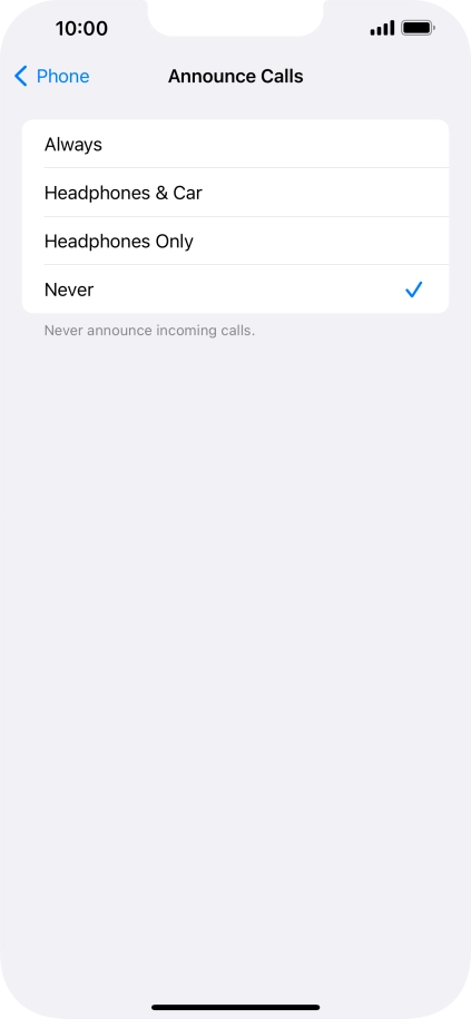 Press Always to turn on the function when silent mode is turned off.