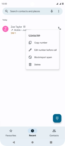 Press Block/report spam.