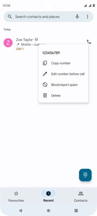 Press Block/report spam.