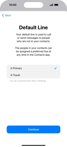 Press Continue. Press Continue.