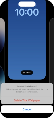 Press Delete This Wallpaper.