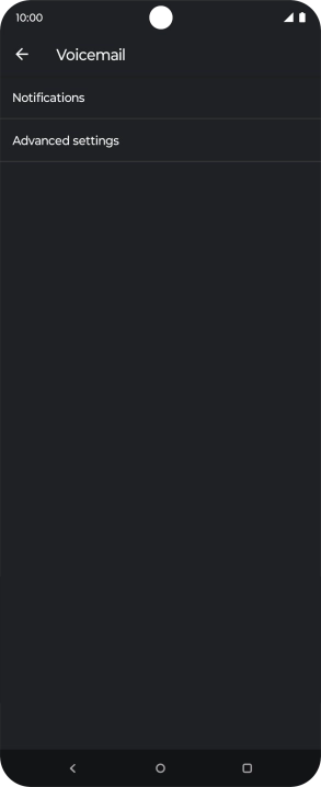 Press Advanced settings.