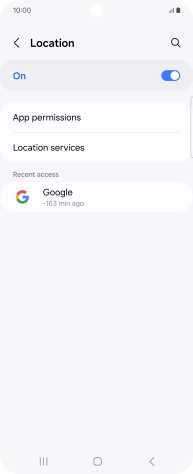 Press App permissions.