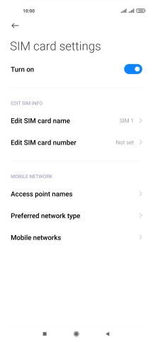 Press Access point names. Press Access point names.