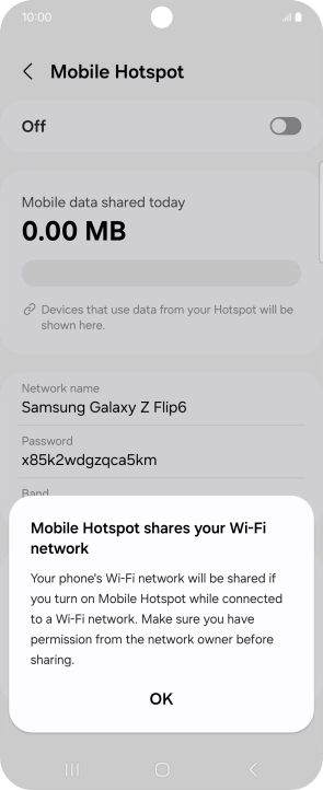 Press the Home key to return to the home screen.