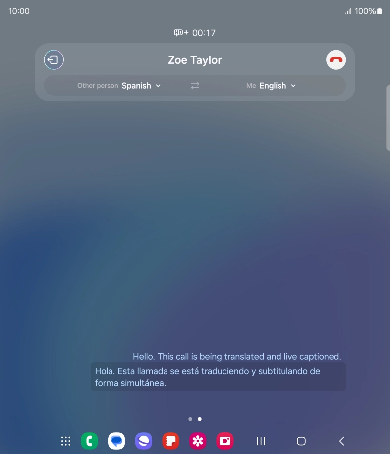 Press the drop down lists to select the required languages.