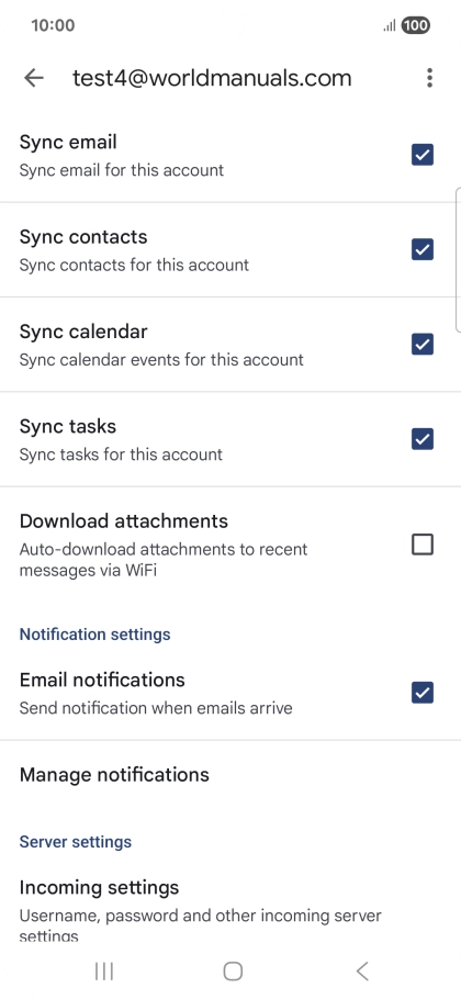 Press the field next to Press the field next to